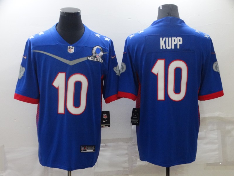 Men's Los Angeles Rams Cooper Kupp #10 Blue ALL STAR Jersey